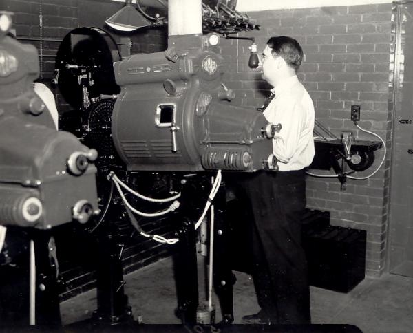 Big Rapids Cinema - Projection Booth From John Mcdowell (newer photo)